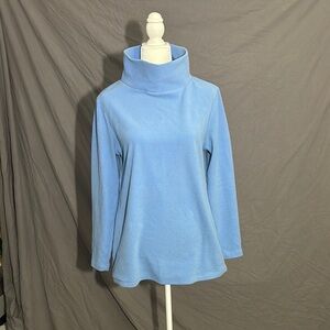 Dudley Stephens Light Blue Turtleneck Sweater